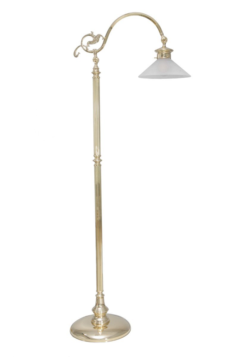 Lyon Állólámpa, exkluzív, kézzel készített  sárgaréz lámpa Szecessziós stílusban