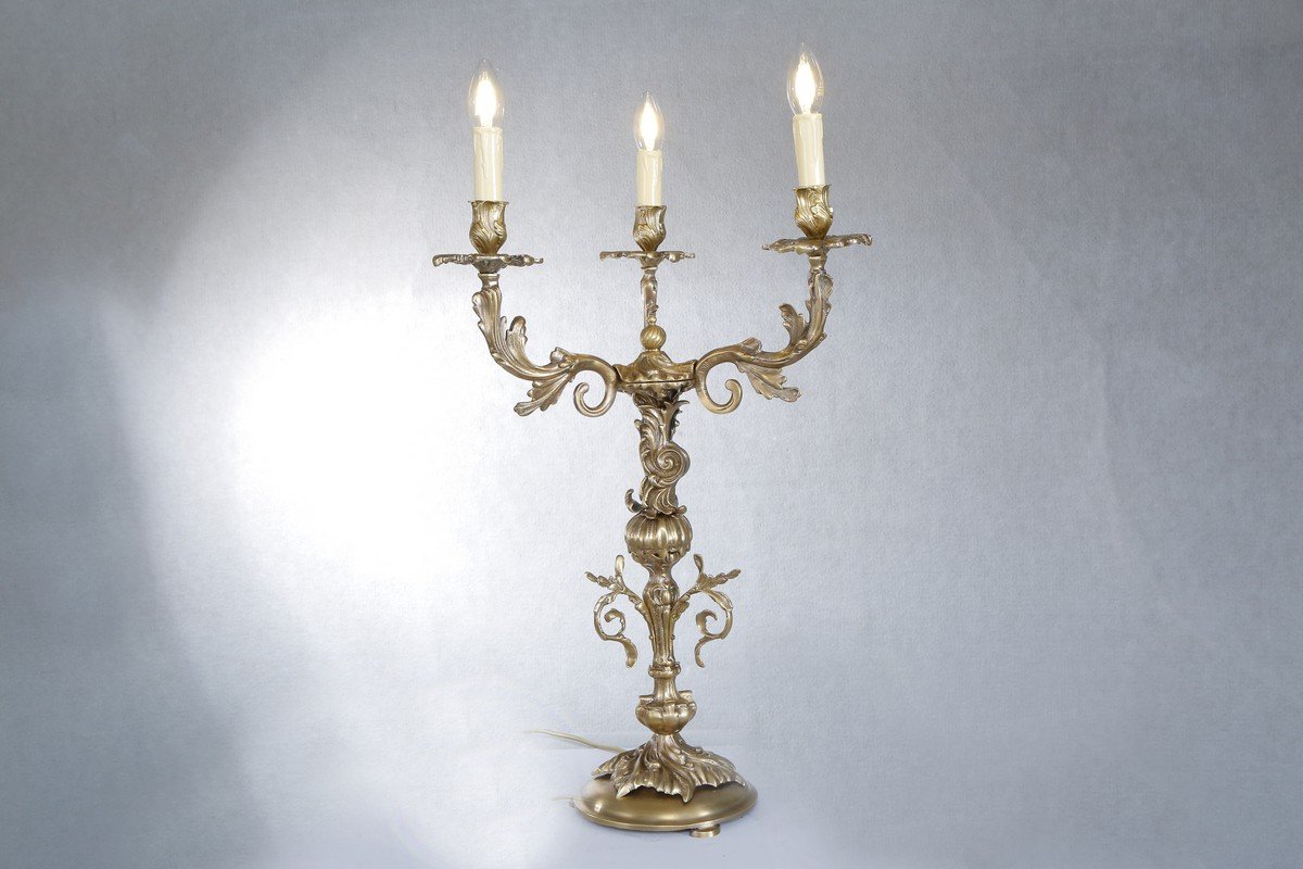 Francia barokk nagyméretû asztali lámpa 66, exkluzív, kézzel készített  sárgaréz lámpa  stílusban