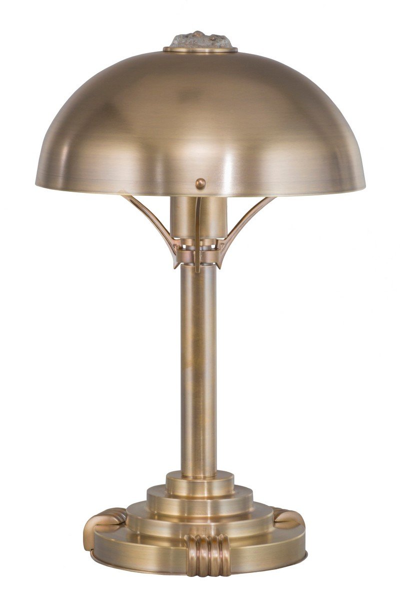New York asztali lámpa I., exkluzív, kézzel készített  sárgaréz lámpa Art deco, Art deco stílusban