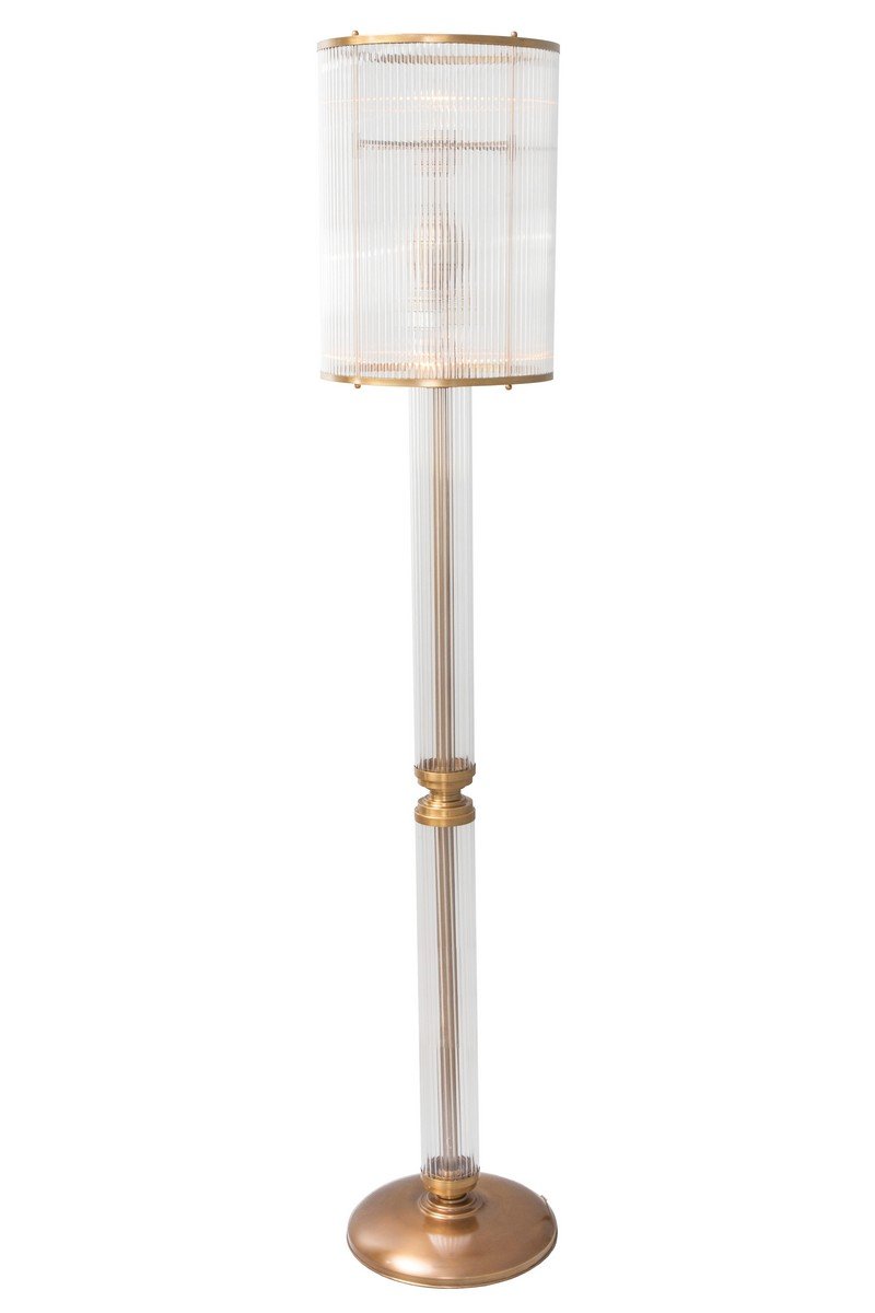 Petitot állólámpa I., exkluzív, kézzel készített  sárgaréz lámpa Art deco, Art deco stílusban