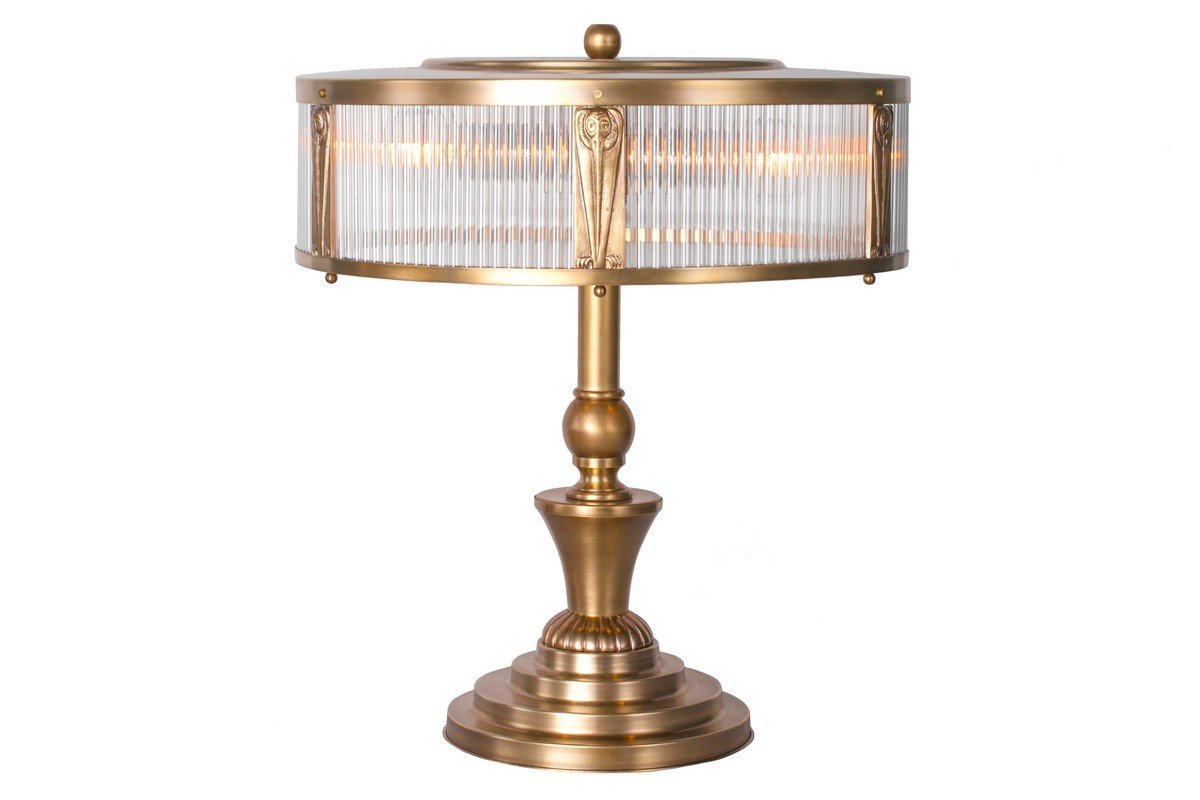 Petitot asztali lámpa IX., exkluzív, kézzel készített  sárgaréz lámpa Art deco, Art deco stílusban