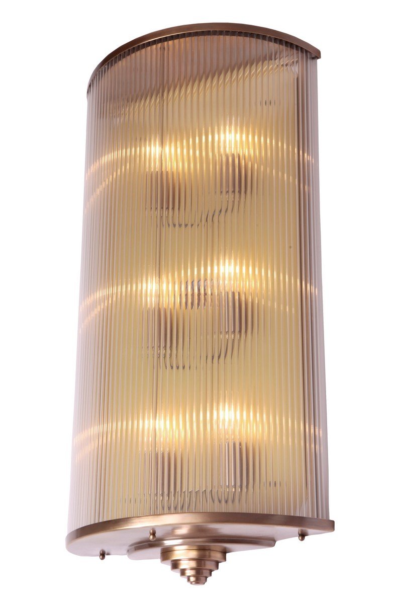 Petitot falikar VI., exkluzív, kézzel készített  sárgaréz lámpa Art deco, Art deco stílusban