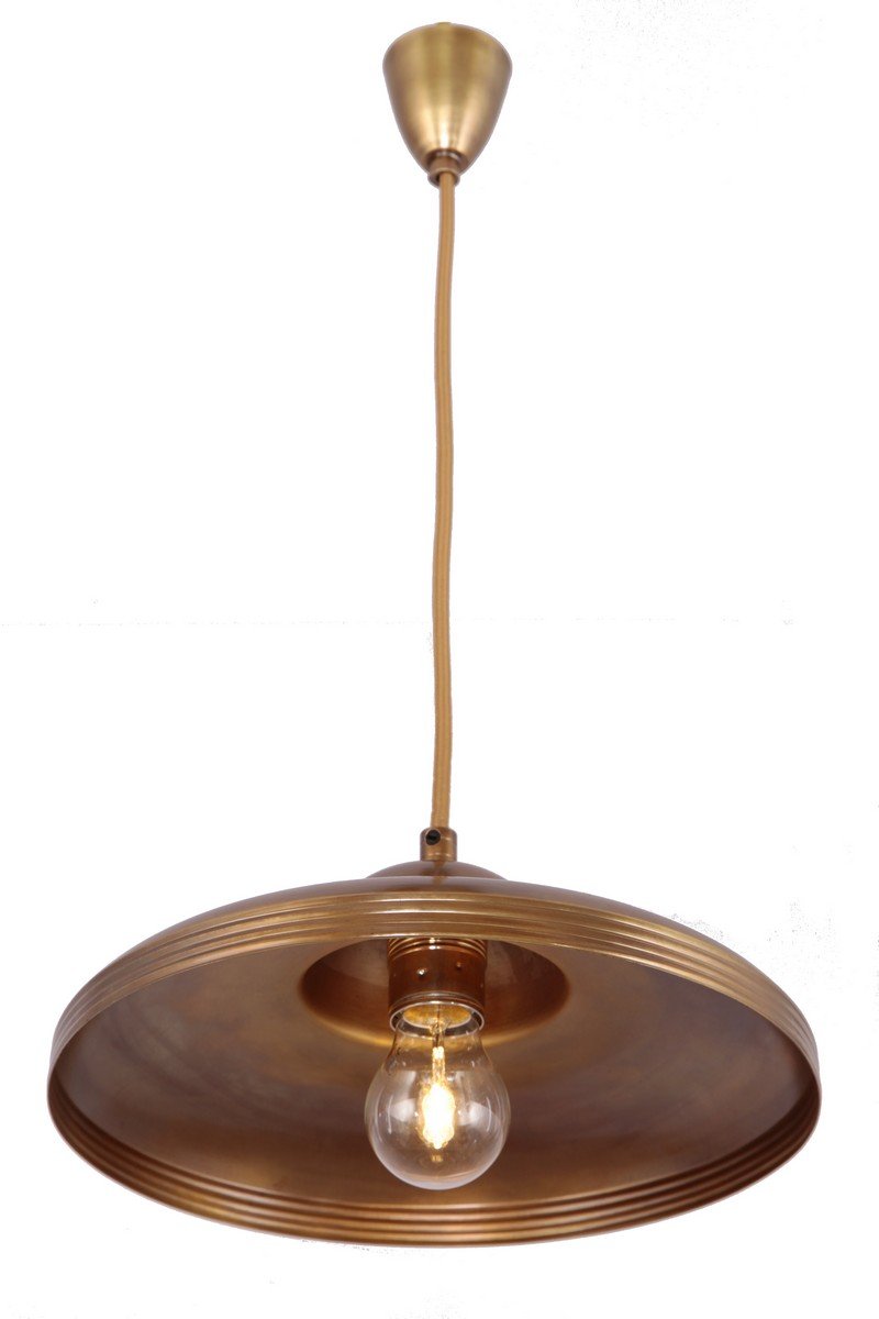 Repülõ csészealj formájú függeszték 198, exkluzív, kézzel készített  sárgaréz lámpa  stílusban