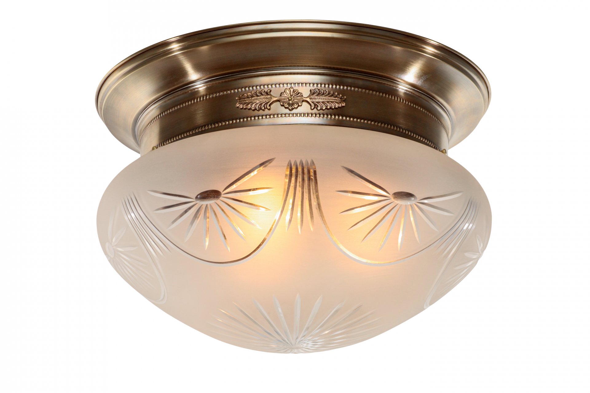 Pápa mennyezeti lámpa 30/4, exkluzív, kézzel készített  sárgaréz lámpa Klasszikus stílusban
