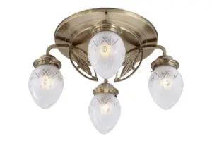 Pannon 4 karos mennyezeti lámpa