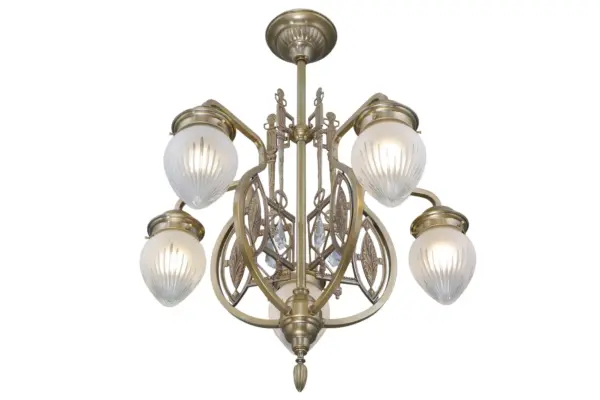 Pannon 5 armed chandelier 2