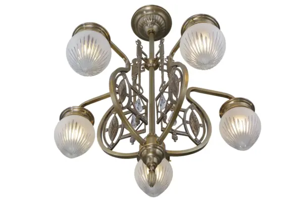 Pannon 5 armed chandelier 3