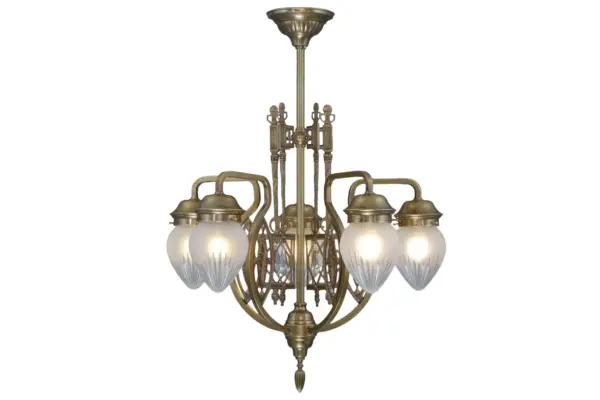 Pannon 5 armed chandelier 4