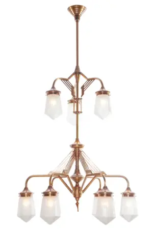 Prága 9 karos csillár I.